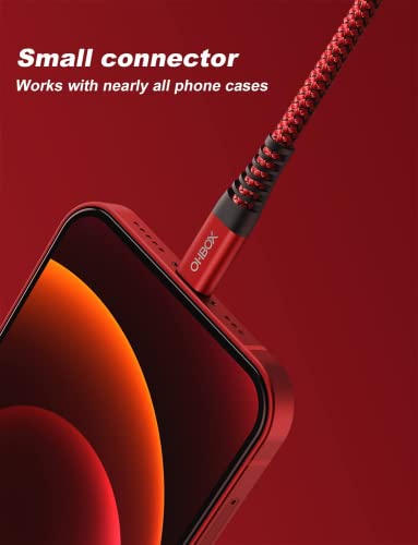 iPhone Fast Charger Cable [MFi Certified] USBC Lightning Cable 6FT, 2 Pack - color: Red, size: 6FT, style: USB-C to Lightning Cable