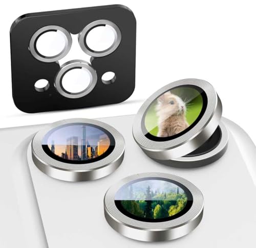 Suoman 2-Pack for iPhone 17 Pro / 17 Pro Max Camera Lens Protector -Grey - color: Grey