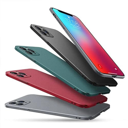 Casechics Compatible with iPhone Case,Luxury Matte Hard PC Slim Fit Ultra Thin Lightweight Camera Lens Protection Soft Shockproof Cover Phone Case (Green, iPhone 15 Pro) - color: Green, size: iPhone 15 Pro