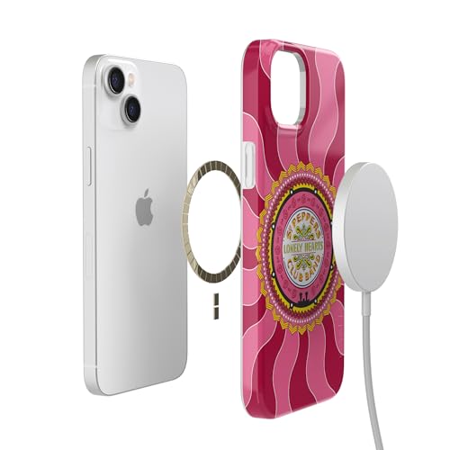 Casely iPhone 14 Plus Case | Lonely Hearts Club | The Beatles SGT. Pepper's | Compatible with MagSafe | Classic Ultra Slim Design - color: Lonely Hearts Club | The Beatles Sgt. Pepper's