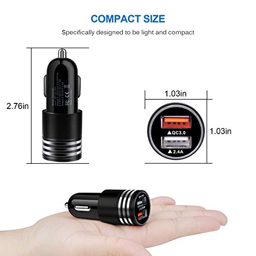 USB C Fast Car Charger for Samsung Galaxy S26 S25 S24 S23 S22 Z Flip 8 7 - color: Black