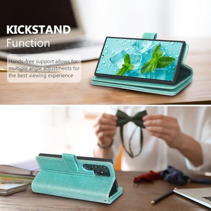 Varikke for Galaxy S25 Ultra Wallet Case Magnetic Detachable, Mint Green - color: Mint, size: Galaxy S25 Ultra 6.9"
