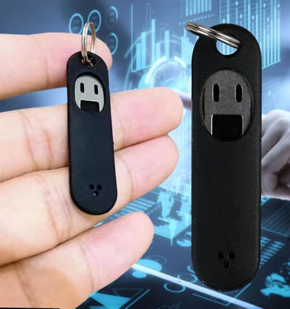 2Pcs Sim Card Removal Tool Phone Chip Remover Unlock Chip Sim Card Tray Eject Pin Tool Needle Opener Ejector with Detachable Keychain Charm for Smart Phone (Black, 4.6x1.2cm) - size: Black