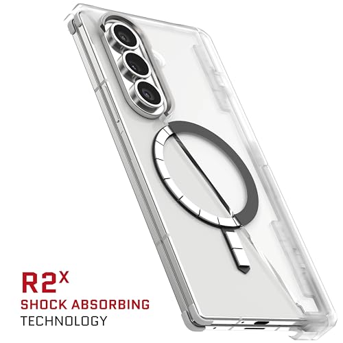Ghostek Covert Clear Galaxy Fold 7 Case with Built-in Kickstand, MagSafe and Full Hinge Protection Designed for 2025 Samsung Galaxy Z Fold7 (8") (Clear Matte) - color: Clear Matte, size: Galaxy Z Fold 7