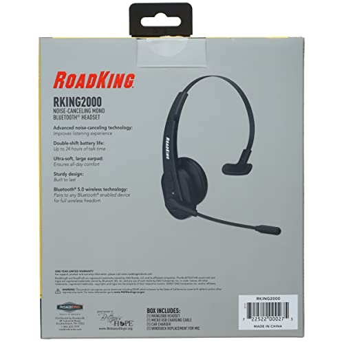 RoadKing RKING2000 Truck Driver Bluetooth Headset