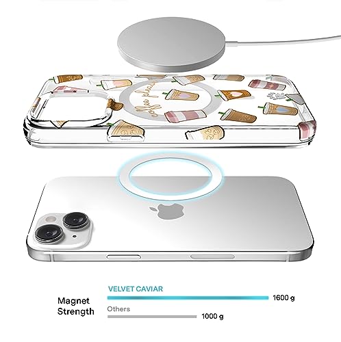 VELVET CAVIAR for iPhone 15 Case - Compatible with MagSafe - 10ft Drop Tested - Coffee - color: Coffee First, size: 15