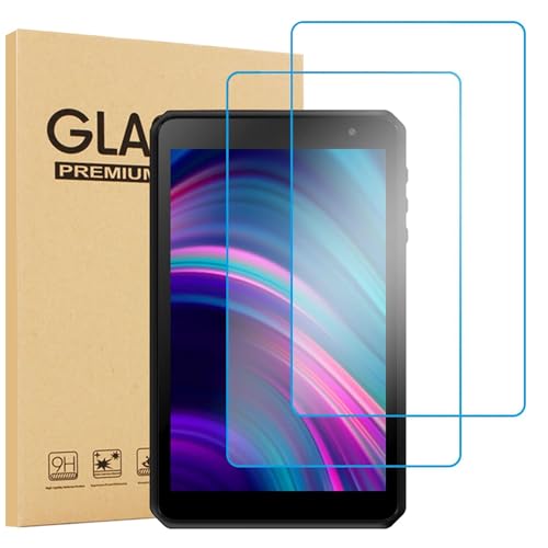 2-Pack Glass Screen Protector For BLU M8L 2022/2021 8" Tablet/BLU M8L PLUS 8 Inch Tablet 2022 Released - Tempered Glass Film High Definition 9H Hardness