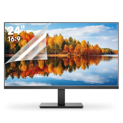 2 Pack 24 Inch 16:9 Anti Glare Computer Screen Cover for 1080p Computer Monitors, Eye Protection Anti Scratch & Anti Glare Film for 24'' with (1920 x 1080) Ratio Monitors - size: 24 Inch (Diagonal) - 16:9 Aspect Ratio