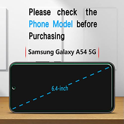 Slanku 3 Pack Screen Protector For Samsung Galaxy A54 5G Tempered Glass - color: Transparent