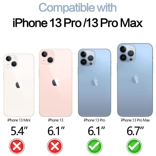 YWXTW [5 Pack Camera Lens Protector Compatible with iPhone 13 Pro Max 6.7" / 13 Pro 6.1" Tempered Glass, [Night Shooting Mode] Case Friendly, High Definition - color: Clear, size: iPhone 13 Pro/13 Pro Max