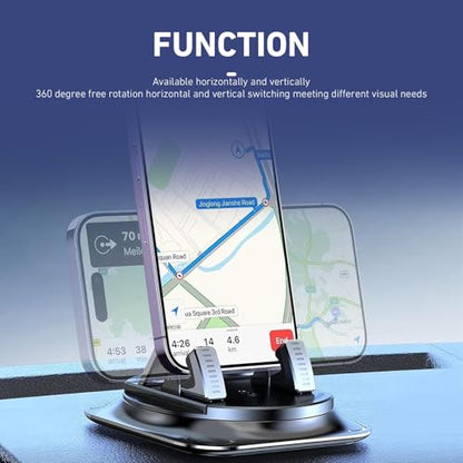 Car Dashboard Phone Holder, Fits Most Phones