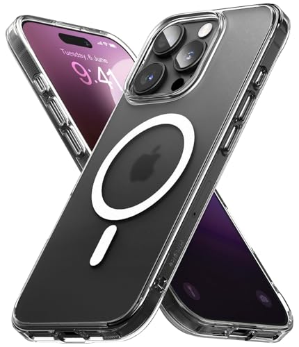 Ringke for iPhone 16 Pro Max Case [Fusion Magnetic Matte Clear] | Compatible with MagSafe, Oil & Dirt Resistant, Anti-Fingerprint Technology Prevents Oily Smudges, Feels Velvety Soft - size: iPhone 16 Pro Max