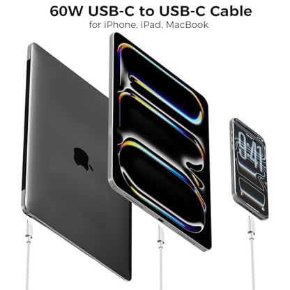 USB C to USB C Cable 10FT 2-Pack, Apple MFi Certified Braided Charging Cord - size: 10FT