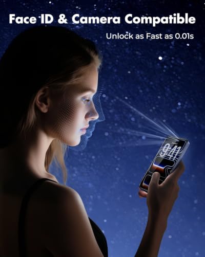 UNBREAKcable 4-Pack iPhone 17 Pro Screen Protector, 9H Hardness | 9H tempered glass | 99.99% HD clarity | Double Shatterproof|alignment frame easy install | case-friendly - size: iPhone 17 Pro