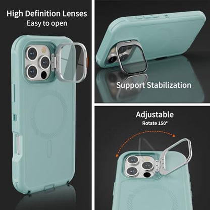 Follaroma for iPhone 16 Pro Case,Magnetic,Heavy Duty Case,6.3'',Mint - color: Mint, size: iPhone 16 Pro 6.3''
