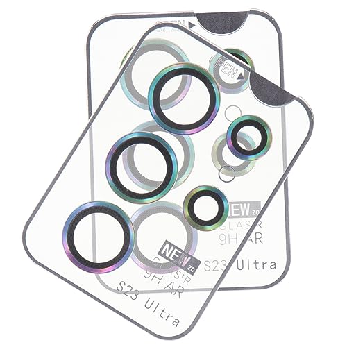 Angoily 2set Scratch Camera Lens Protectors for Ultra Tempered Film Easy Installation High Transparency Prevents Damage and Maintains Image Quality