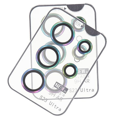 Angoily 2set Scratch Camera Lens Protectors for Ultra Tempered Film Easy Installation High Transparency Prevents Damage and Maintains Image Quality