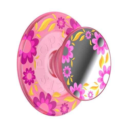 PopSockets Phone Grip for MagSafe, Magnetic Holder- Pink Relief - color: Pink Relief, style: MagSafe