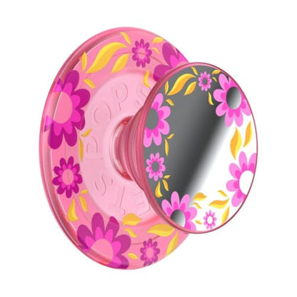 PopSockets Phone Grip for MagSafe, Magnetic Holder- Pink Relief - color: Pink Relief, style: MagSafe