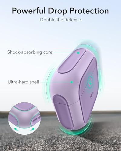 ESR for AirPods 5/4 Case (2026/2024), Compatible with MagSafe, Purple - color: Purple, size: AirPods 5&4 Case