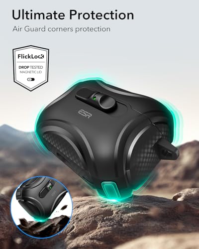 ESR for AirPods Pro 3 Case (2025), Compatible with MagSafe, Black - color: Black, size: AirPods Pro 3 Case