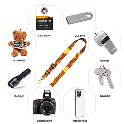 Phone Lanyards, Wrist Lanyards, Adjustable Neck Strap Sunflower - color: Sunflower