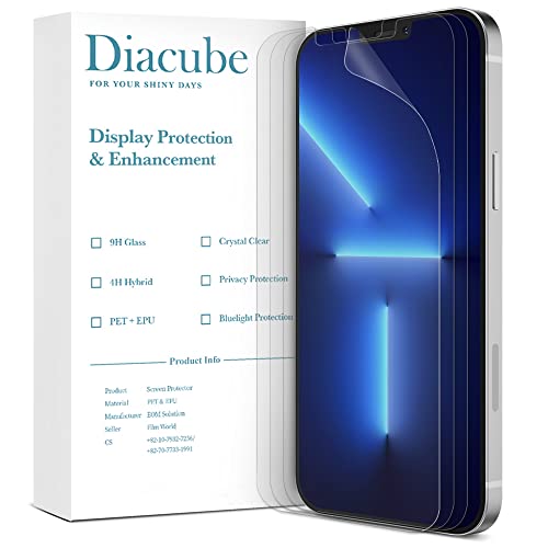 3-Pack Anti Glare Matte Screen Protector for iPhone 13/13 Pro, Break-Resistant PET EPU Film, Anti Fingerprint, Silky Touch, Dust Free & Easy Installation with Alignment Jig - size: iPhone 13/13 Pro