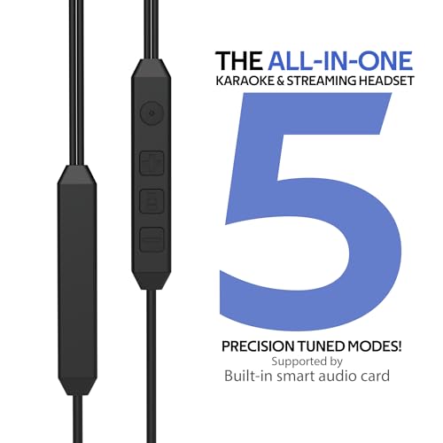 USB C Wired Gaming Earbuds, in-Ear Headphones with Built-in DAC Sound Card, Low-Latency, 5 EQ Modes, Vocal Enhancement & Microphone, Compatible with iPhone 15/16 Series, Samsung S22/S23/S24