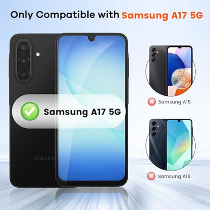 4+4 for Samsung Galaxy A17 5G Screen Protector Camera Lens Protector - size: Galaxy A17