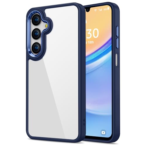 HOOMIL Case for Samsung Galaxy A16, Non-Yellowing, Drop Protection, Anti-Scratch Transparent Hard Back Phone Cover - Blue - color: Blue, size: A16 5G