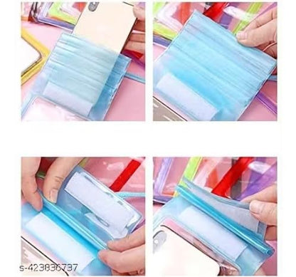 Waterproof Phone Pouch, Universal Dry Bag Case with Lanyard, Triple Seal Protection, Touch Screen Compatible, Pack of 5, Assorted Colors