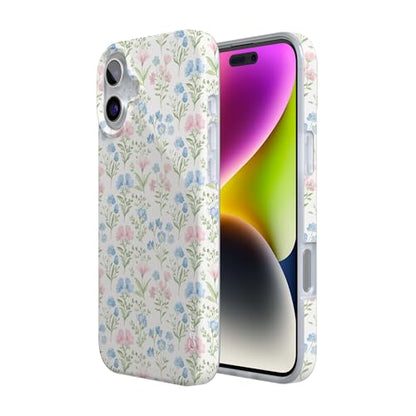 Casely iPhone 16 Case | Pastel Garden | Sunday Best | Compatible with MagSafe | Classic Ultra Slim Design - color: Sunday Best | Pastel Garden, size: Iphone 16
