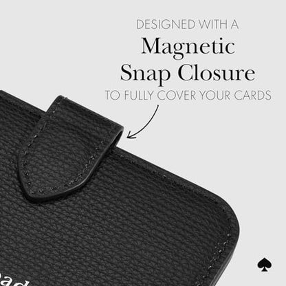 kate spade new york Morgan Magnetic Card Holder/Wallet - Midnight Black - color: Morgan - Midnight Black