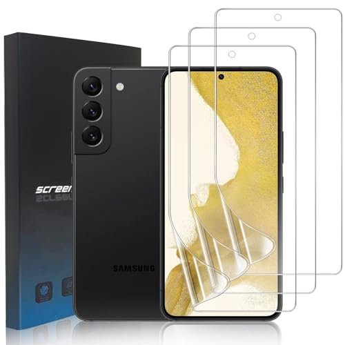 3 Pack Soft TPU Screen Protector for Samsung Galaxy S22 5G 6.1 inch - size: Samsung Galaxy S22