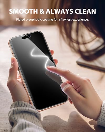 PDDKISS 2 Pack Privacy Screen Protector for iPhone 17 - size: for iPhone 17 - 6.3 inch