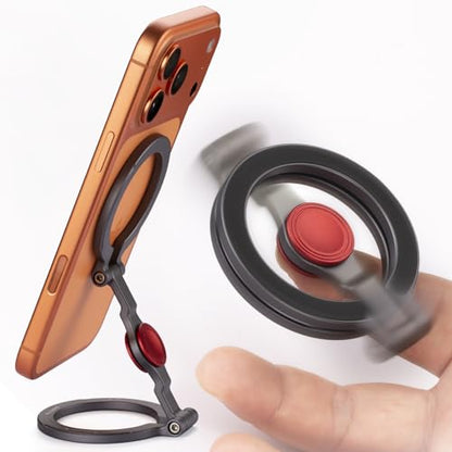 Magnetic Phone Stand & Fidget Spinner Combo for iPhone & Magsafe Cases