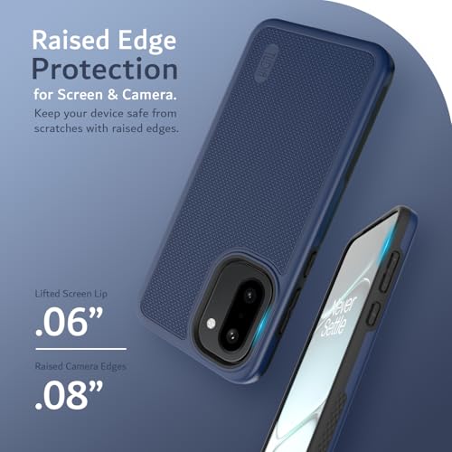 TUDIA MergeGrip Designed for OnePlus 15R Case 5G (2026) - [Military Grade Drop Tested] Dual Layer Shockproof Slim Rugged Tough Protective Phone Cases Cover (Indigo Blue) - color: Indigo Blue