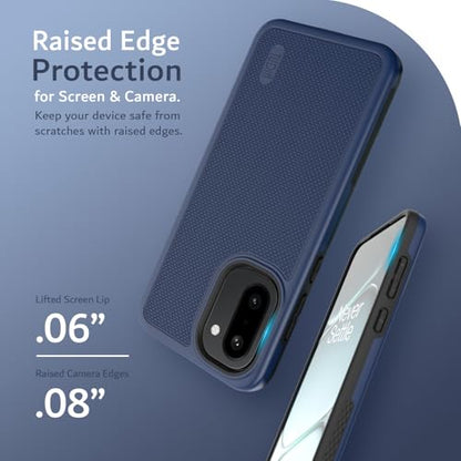 TUDIA MergeGrip Designed for OnePlus 15R Case 5G (2026) - [Military Grade Drop Tested] Dual Layer Shockproof Slim Rugged Tough Protective Phone Cases Cover (Indigo Blue) - color: Indigo Blue