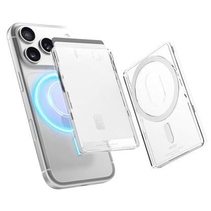 elago Clear Magnetic Wallet for iPhone - color: Transparent