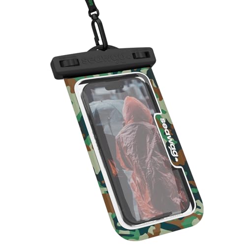 SEAWAG Waterproof Pouch for Smartphone Universal Size (Camouflage) - color: Camouflage