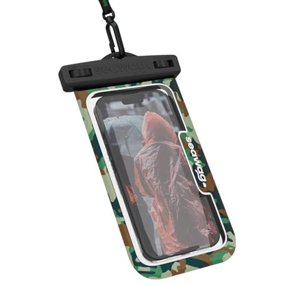 SEAWAG Waterproof Pouch for Smartphone Universal Size (Camouflage) - color: Camouflage