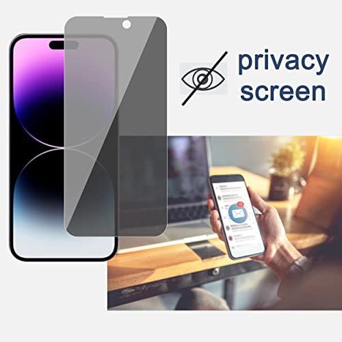 Ailun Privacy Screen Protector+Camera Lens Protector for iPhone 14 Pro Max