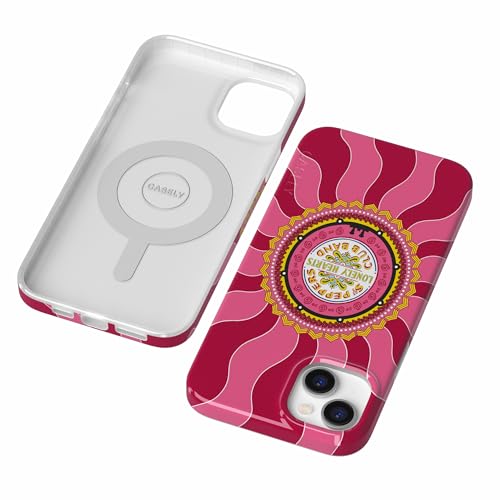 Casely iPhone 14 Plus Case | Lonely Hearts Club | The Beatles SGT. Pepper's | Compatible with MagSafe | Classic Ultra Slim Design - color: Lonely Hearts Club | The Beatles Sgt. Pepper's