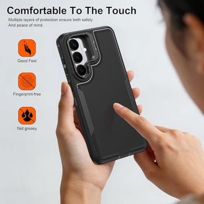Asuwish Phone Case for Samsung Galaxy A57 5G Women Men Black - color: Black