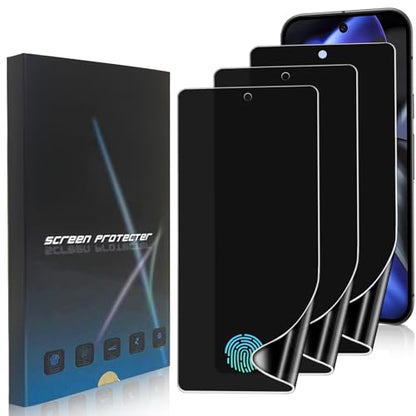 3 Pack TPU Privacy Screen Protector for Google Pixel 9 6.3" - size: Google Pixel 9