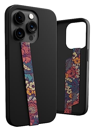 Phone Loops: Non-Elastic Phone Grip, Phone Strap, Phone Holder for Hand - Small, Light and Discreet Phone Loop Cell Phone Holder for Hand - Phone Finger Holder - color: Fabric: Carpet