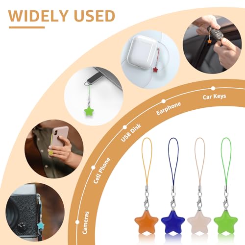 Oubaka Phone Wrist Strap Camera Strap Wrist Cell Phone Charm Straps Cute Phones Charms for Camera Keychain Purse Bag Wallet - color: 11 Colors
