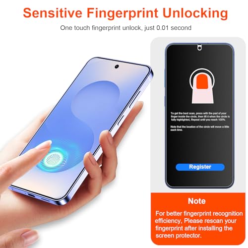 2 Pack for Samsung Galaxy S25 Plus Anti-Glare Matte Privacy Screen Protector 6.7 inch, Smooth and Responsive Touch Flexible EPU Film, [Support Fingerprint Unlock] [Self-Healing] [Not Glass] - size: Samsung Galaxy S25 Plus 6.7 Inch