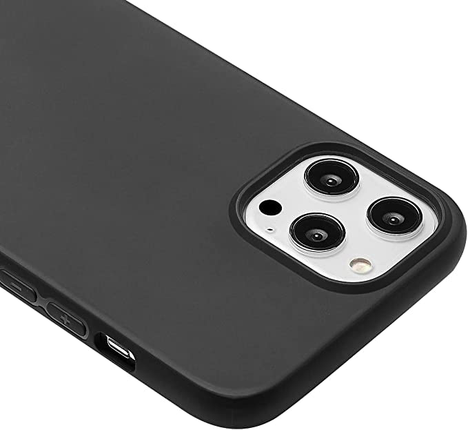 LRK Ultra Thin Black Case Compatible with iPhone 13 Pro: Slim, Soft, and Flexible (NOT Hard) [Matte Finish] Protective Black Phone Cover for iPhone 13 Pro - Matte Black - size: iPhone 13 Pro