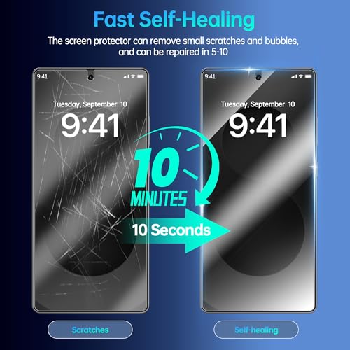3 Pack for Samsung Galaxy S25 Ultra Screen Protector 6.9 Inch Flexible EPU Protective Film [0.01S Fingerprint Unlock] [Faster Self-Healing] HD Clear, Bubble Free, Easy Installation - size: Samsung Galaxy S25 Ultra
